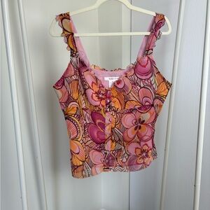 Y2K Floral Cami Top